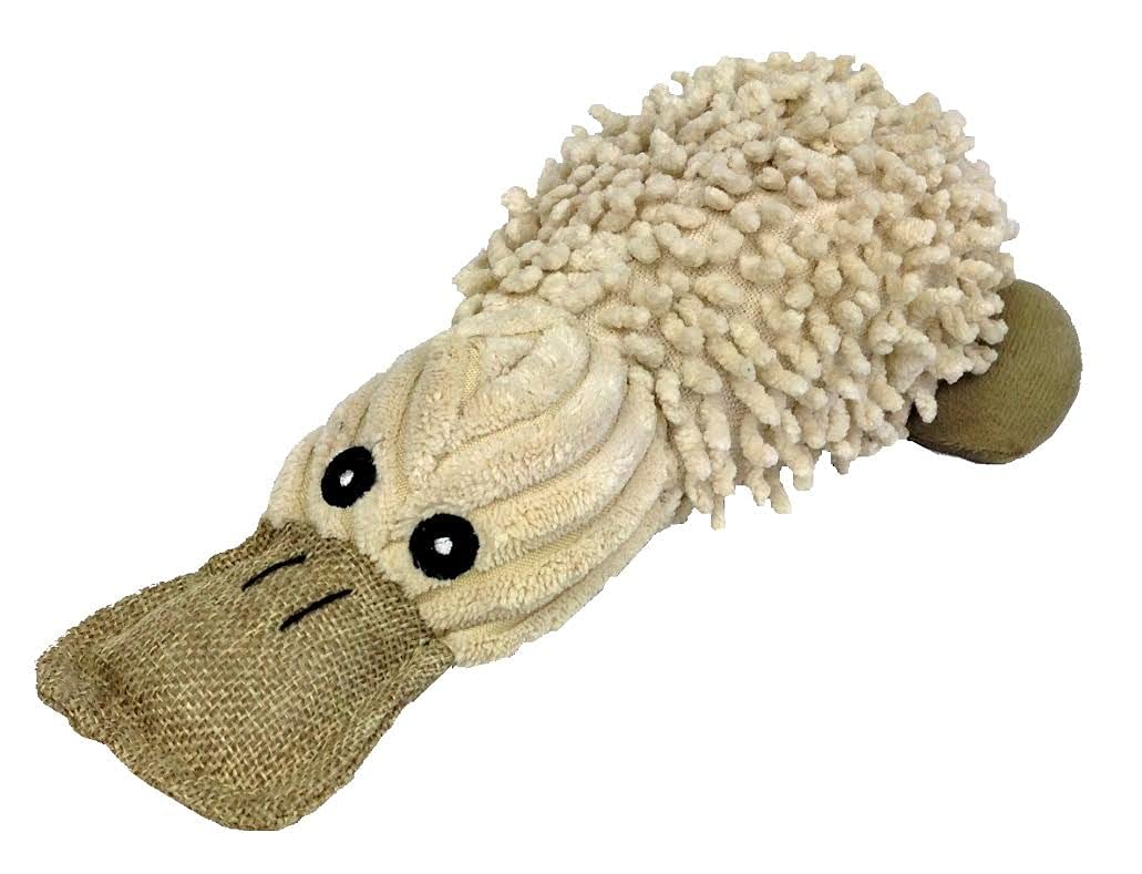 Pet Lou 2017 Natural Durable Squeaker Dog Toys - Durable Fabric - Tough and Reliable for Aggressive Chewers