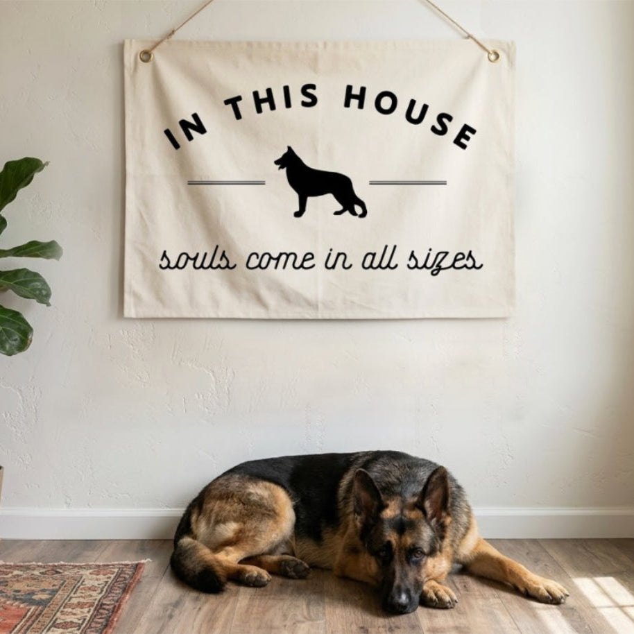 In This House Canvas Wall Hanging
