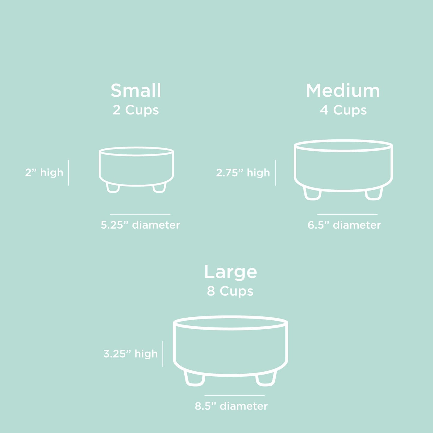 Waggo Uplift Ceramic Dog Bowl for Small Medium and Large Breeds - Heavyweight and Durable Pet Food and Water Dish Crock, Dishwasher Safe, Modern, Elevated Feeder (Buttercream, Large)