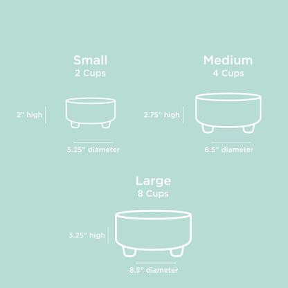Waggo Uplift Ceramic Dog Bowl for Small Medium and Large Breeds - Heavyweight and Durable Pet Food and Water Dish Crock, Dishwasher Safe, Modern, Elevated Feeder (Buttercream, Large)