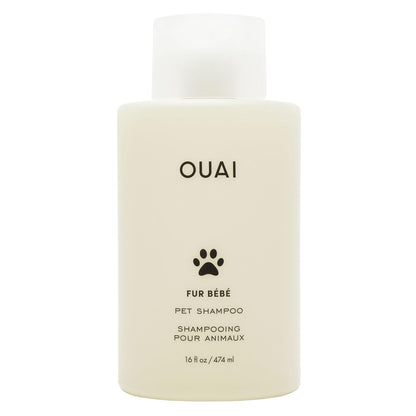 OUAI Fur Bébé Pet Shampoo, Mercer Street Scent - Dog Shampoo and Coat Wash for Hydrating, Cleansing and Adding Shine - Pet Supplies by OUAI (16 Fl Oz)