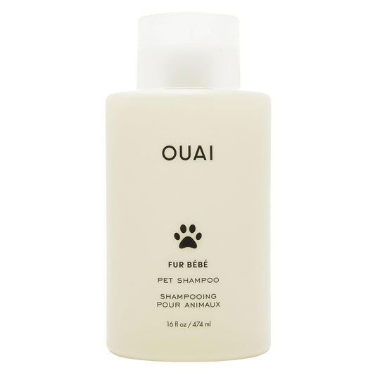 OUAI Fur Bébé Pet Shampoo, Mercer Street Scent - Dog Shampoo and Coat Wash for Hydrating, Cleansing and Adding Shine - Pet Supplies by OUAI (16 Fl Oz)
