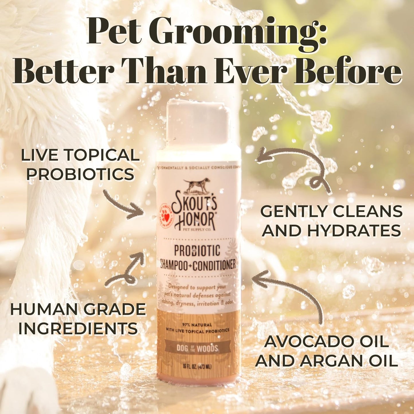SKOUT'S HONOR Probiotic Grooming Essentials Bundle - Dog of The Woods