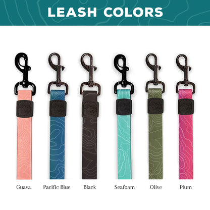 Wilderdog Waterproof Dog Leash - Repels Water & Dirt - Olive