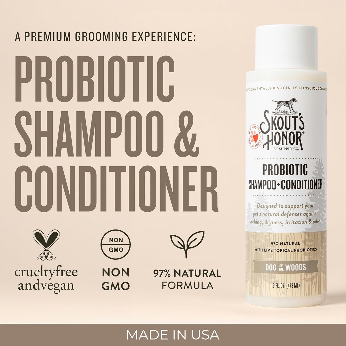SKOUT'S HONOR Probiotic Grooming Essentials Bundle - Dog of The Woods