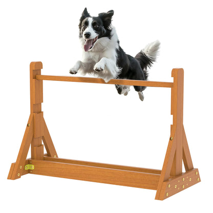 SuniBoxi Dog Agility Set, Wooden Dog Agility Jumps & Dog Hurdles,Dog Agility Equipment, Dog Agility Course,Dog Agility Course Backyard Set,Obstacle Course for Dogs,Dog Hurdles Training Equipment