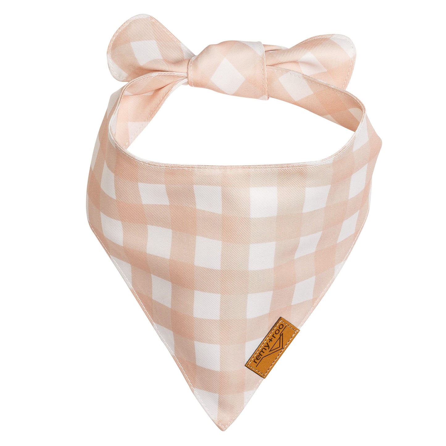 Remy+Roo Large Spring Dog Bandanas - 4 Pack Emily Set | Premium Durable Adjustable Polyester Fabric Dog Scarfs | Patented Shape Girl Dog Bandana, Trendy Patterns, Floral Dog Bandana