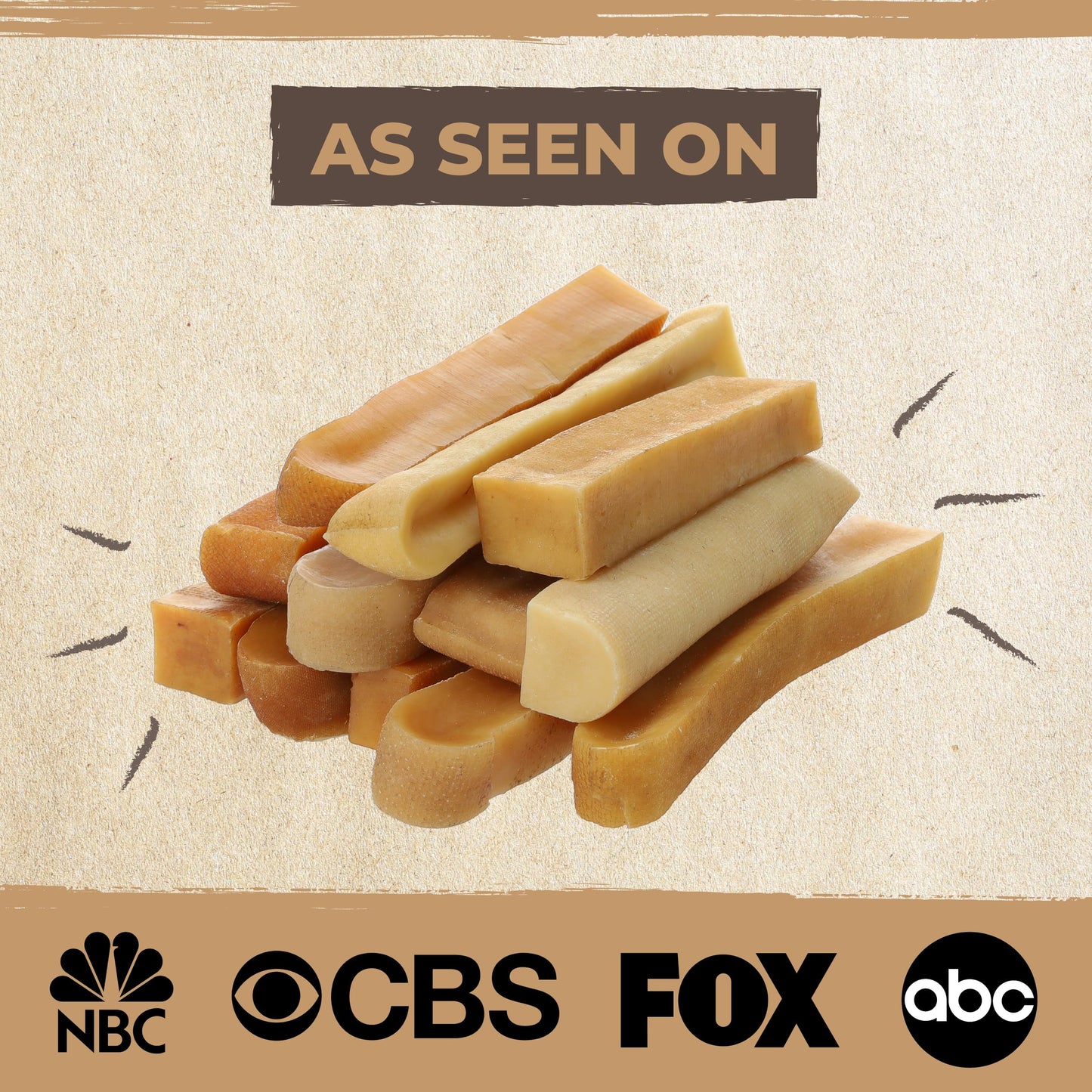 Mighty Paw Yak Cheese Chews for Dogs, All Natural Long Lasting Pet Treats. Odorless & Great for Oral Health. Limited Ingredient Chews for Puppies & Power Chewers (Medium, 12 Pack)1 Count (Pack of 1)