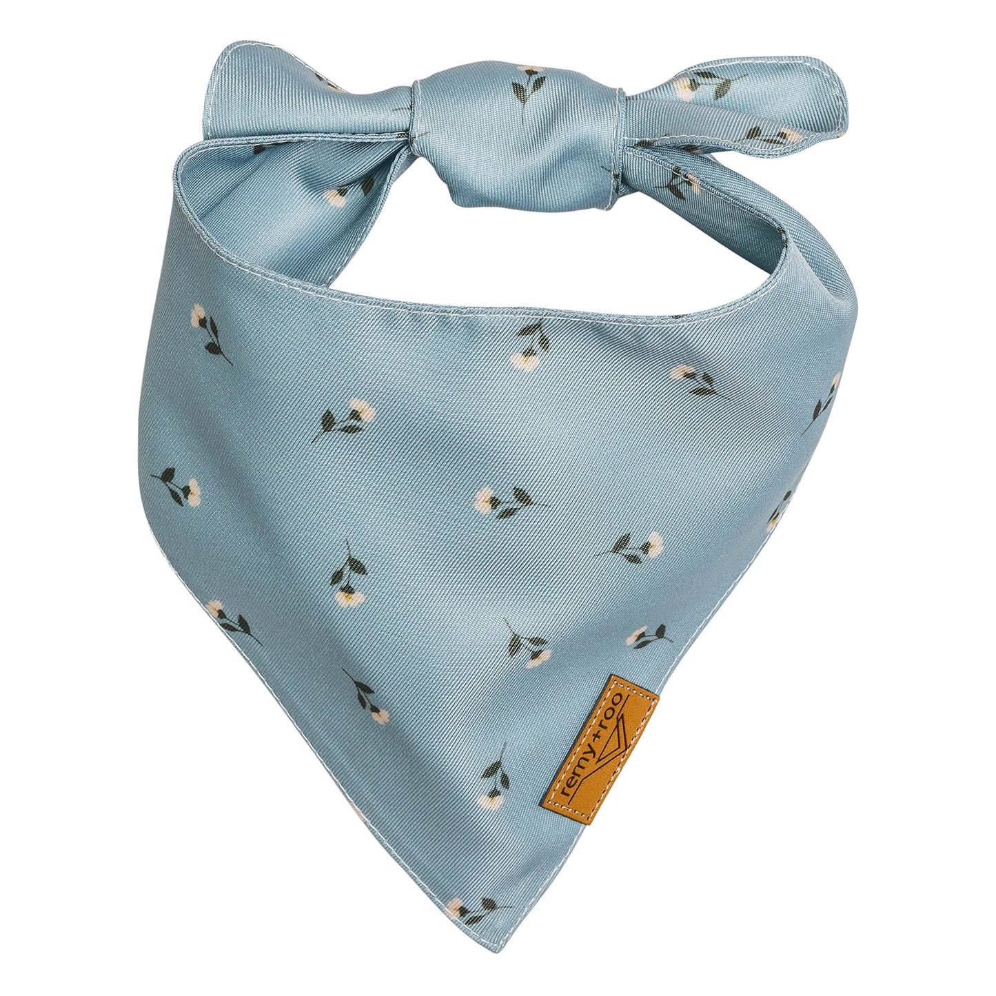 Remy+Roo Large Spring Dog Bandanas - 4 Pack Emily Set | Premium Durable Adjustable Polyester Fabric Dog Scarfs | Patented Shape Girl Dog Bandana, Trendy Patterns, Floral Dog Bandana