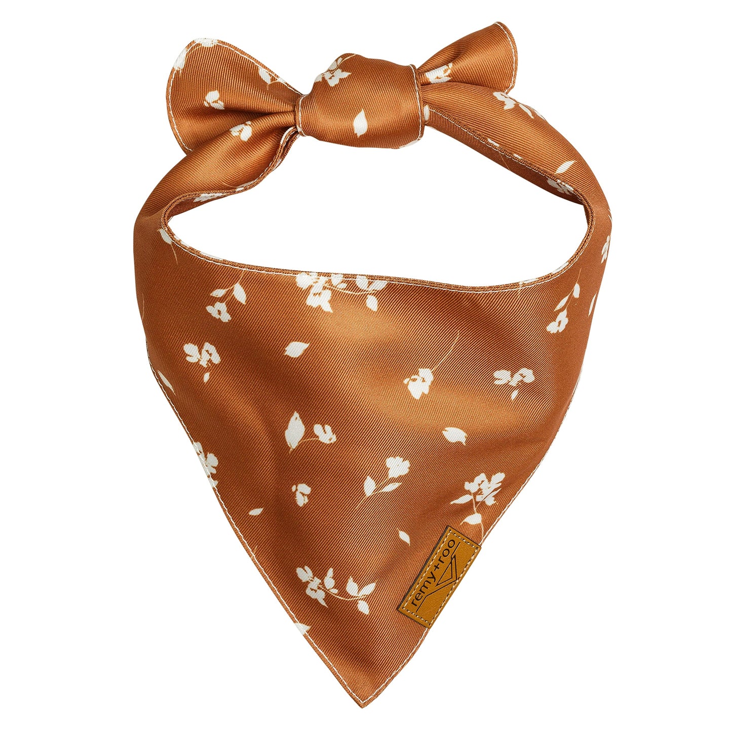 Remy+Roo Large Spring Dog Bandanas - 4 Pack Emily Set | Premium Durable Adjustable Polyester Fabric Dog Scarfs | Patented Shape Girl Dog Bandana, Trendy Patterns, Floral Dog Bandana