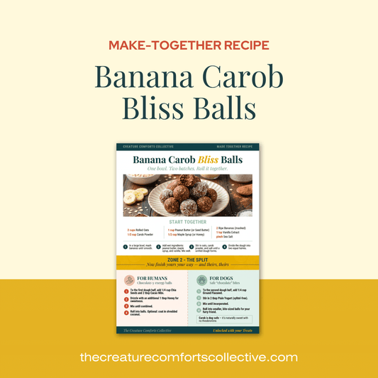 Make Together Recipe - Banana Carob Bliss Balls